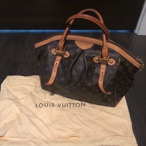 Tivoli Gm Monogram Leather Shoulder Bag